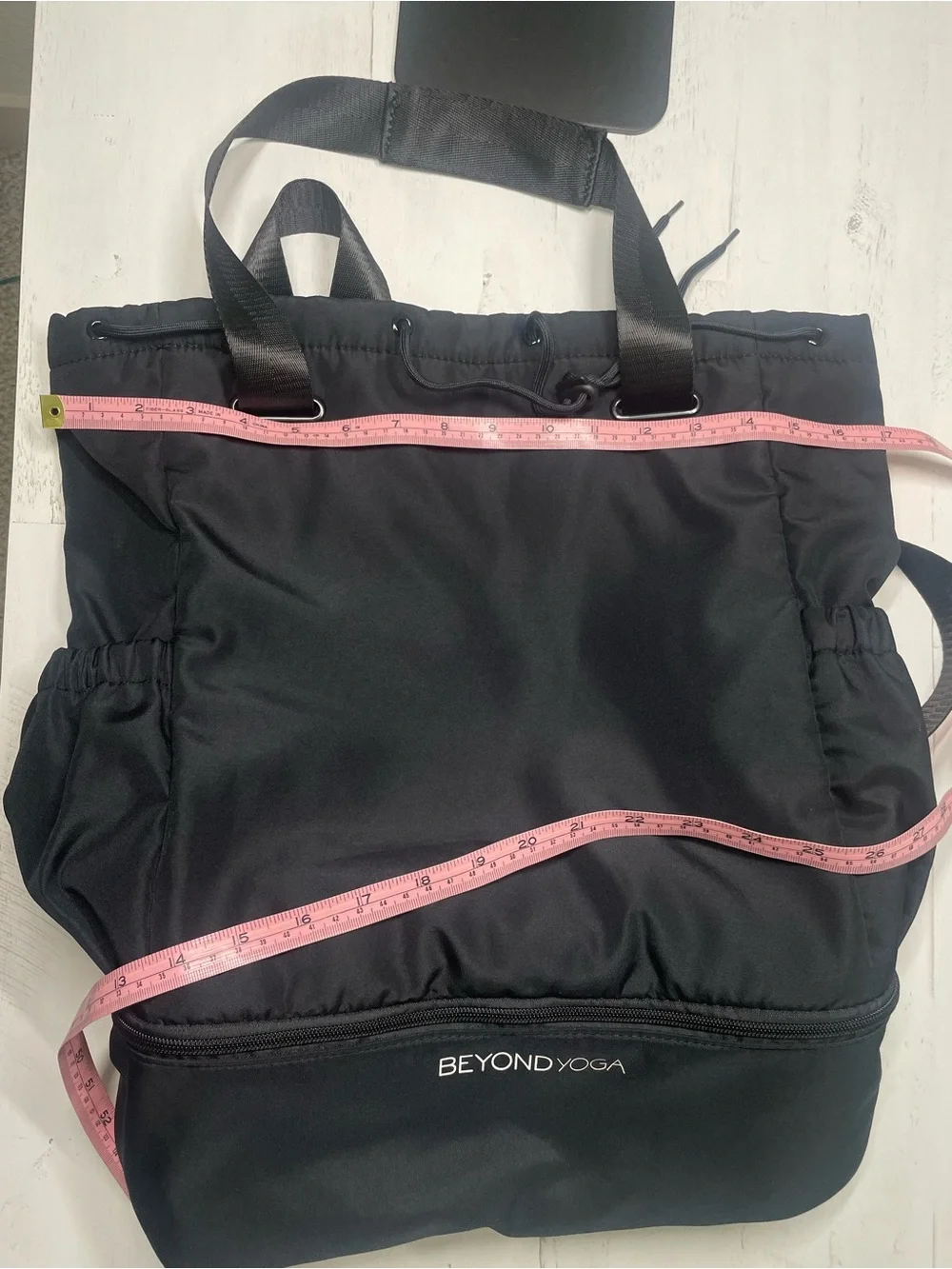 Beyond Yoga Drawstring Convertible Backpack Tote Gym Travel Bag